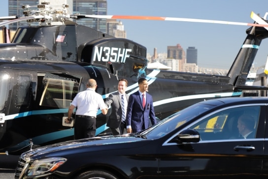 Helicopter charter services NYC