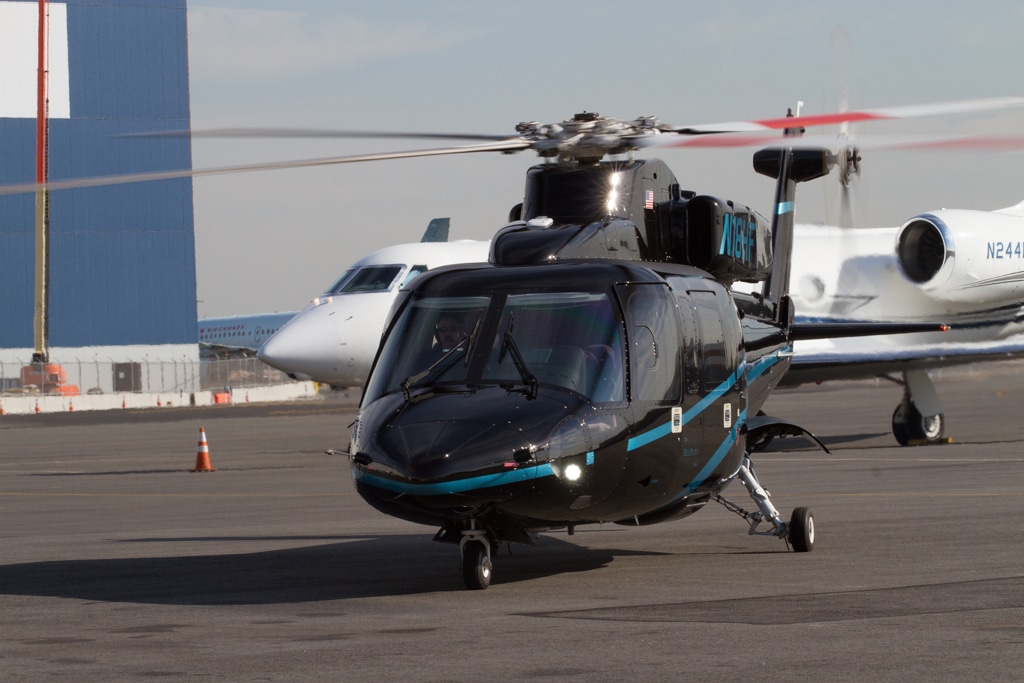 Helicopter transfer service to Whiteplains